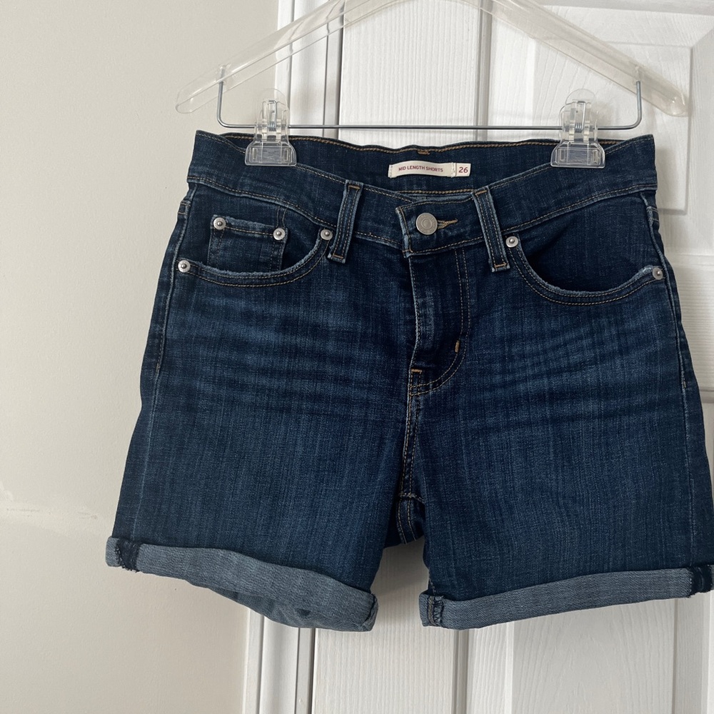 Levi’s Cuffed Jean Shorts